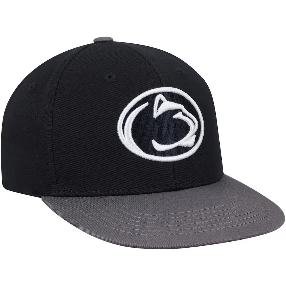 Top of the World Penn State Nittany Lions Navy Gray Flat Bill Snapback Hat - NWT
